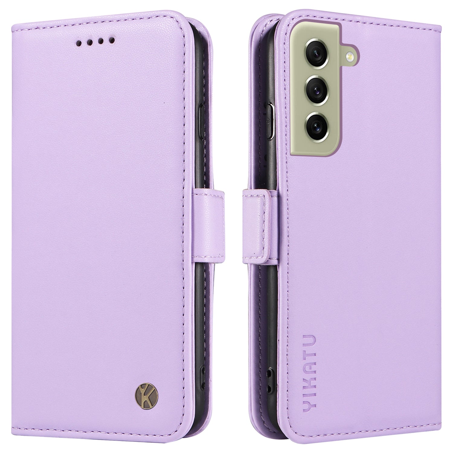 YIKATU YK-003 pro Samsung Galaxy S21 FE 5G Flip Cover odolný proti poškrábání PU kožený stojánek Peněženka na telefon YIKATU YK-003 pro Samsung Galaxy S21 FE 5G Flip Cover odolný proti poškrábání PU kožený stojánek Peněženka na telefon